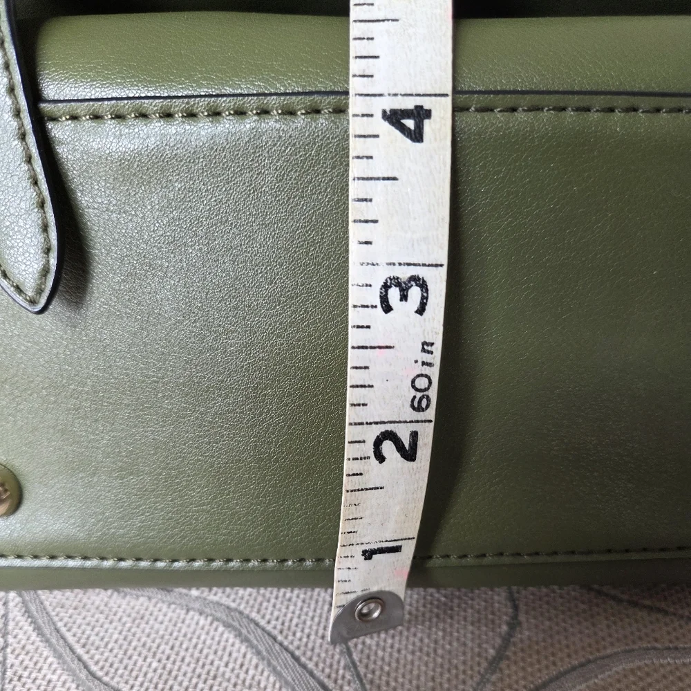 SZone Leather Olive Green Shoulder Bag!